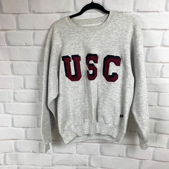 Vintage Other - Vintage College USC Oversized Sweatshirt Gameday M